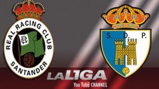 Resumen de Racing de Santander (2-1) SD Ponferradina - HD