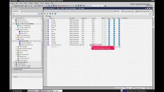 Siemens TIA Portal & Factory IO (Tank Project_I/O Table)