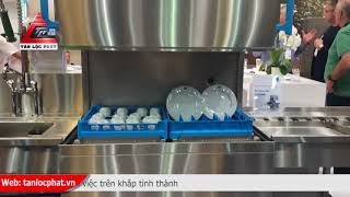 Trọn bộ máy rửa bát công nghiệp và máy rửa ly cốc chén Meiko nhập khẩu trực tiếp