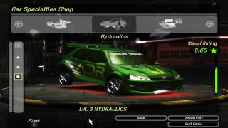 Need For Speed Underground 2 Tuning: Peugeot 106