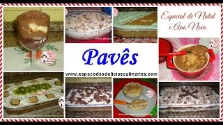 Coletâneas de receitas de pavês (Espaço das delícias culinárias)