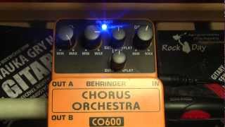 CO600, CO 600 Behringer Chorus orchestra efekt gitarowy test review - RockDay Pietraszek