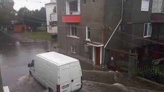 Дъждът в Поморие, 01.10.2018