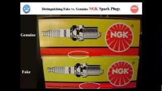 Fake & Genuine NGK Spark plugفروقات بواجي ان جي كي اصلي و مقلد