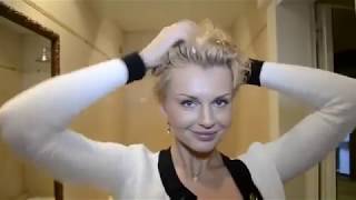 Укладка коротких волос за минуту