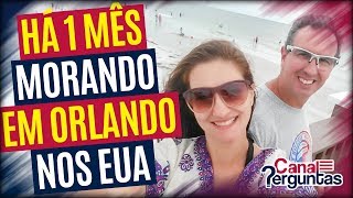 Casal morando há 1 mês em Orlando, Flórida, EUA