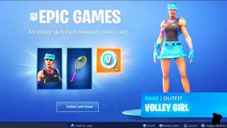 The New VOLLEY GIRL PACK in Fortnite..