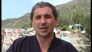 Эдуард Еременко дает интервью на семинаре хортинга