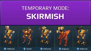 War Robots Skirmish Mode Gameplay Hellburner Haechi Bulgasari