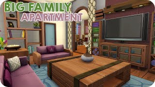 CLASSY APARTMENT FOR A BIG FAMILY | Sims 4 Speed Build
