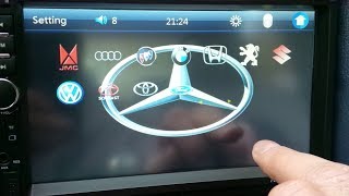 Как поменять заставку магнитоле 2DIN Китай