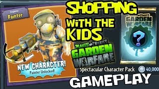 Rare Plants vs. Zombies Character Unlocked: The Painter Spectacular Pack (Garden Warfare Shopping)