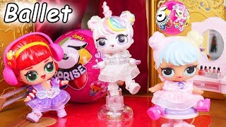 LOL Surprise Dolls + Lil Sisters Do Ballet Recital with McDonalds