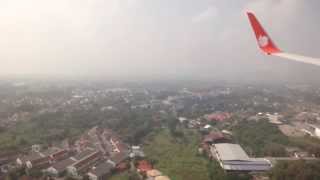 Landing at Chiang Mai International Airport (Chiang Mai-Thailand)