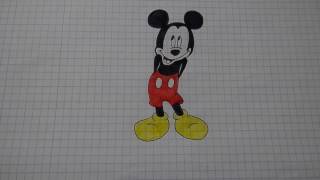 Как нарисовать Микки Мауса Уолт Дисней # 55 / How to draw Mickey mouse Walt Disney