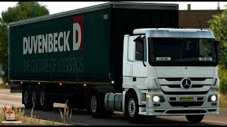 Mercedes Actros MP3 Stock Sound V2 | Euro Truck Simulator 2 (ETS2 1.28 Mod)