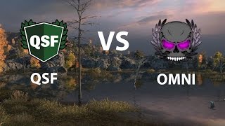 QSF vs OMNI || Clan War Tier 10 - Karelia || World of Tanks