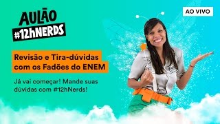 Revisão ENEM - Biologia: 5 matérias que mais caem no ENEM - Mande dúvidas com #12hNerds