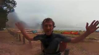 шторм на маврикий  2018, снято на gopro 6, начало (Житуха Ильича) Юрий Нильс покоряет не погоду