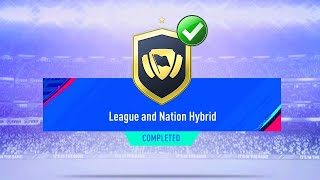 CHEAPEST EVER LEAGUE AND NATIONS HYBRID SBC!!! FIFA 19 ULTIMATE TEAM