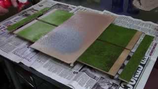 Flocking Terrain - Spray Glue Vs PVA (Pt1)