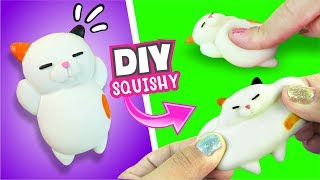GATITO Squishy PASO a PASO - No Clickbait❌  ★ Así o Más Fácill ★ DIY