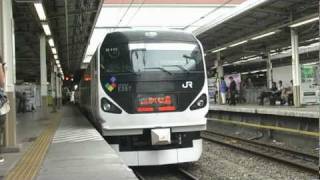【JR東日本】E257系 特急かいじ 三鷹車両ｾﾝﾀｰから新宿駅に回送