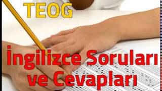 27 Nisan 2017 TEOG İngilizce soruları cevapları çözümleri
