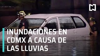 Inundaciones y árbol caído causan lluvias en la CDMX - Las Noticias con Danielle