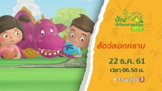 สัตว์ลอกคราบ : บ้านนักวิทยาศาสตร์น้อย (21 ธ.ค. 61)