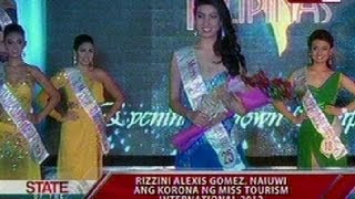 SONA: Rizzini Alexis Gomez, naiuwi ang korona ng Miss Tourism International 2012