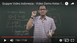 Quipper Video - Fisika - Hukum Newton