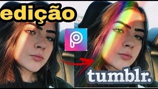 EDIÇÃO TUMBLR | como fazer efeito arco-íris na sua foto