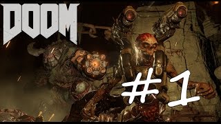DOOM Прохождение на русском Часть 1 PC 1080p 60FPS
