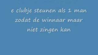 de zware jongens: 't is stil aan de overkant