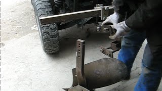 Самодельный плуг из предплужника