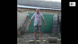 Становая тяга одной  рукой 52 кг