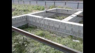 строим дом из арболитовых  блоков