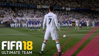 First NEW Ronaldo FIFA 18 Free Kick Gameplay