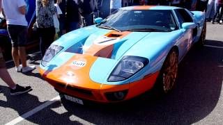 GT40 vs Libertywalk Lamborghini Aventador Exhaust Sound off