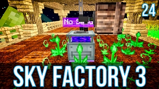 AUTOMATING MYSTICAL AGRICULTURE | SKY FACTORY 3 | EPISODE 24