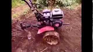 Самодельные колеса на культиватор SunGarden T 340.