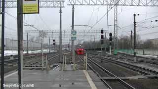 Электропоезд ЭД4М-0193 станция Люберцы-2