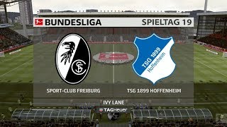 ⚽ FIFA 19 Bundesliga Sport-Club Freiburg : TSG 1899 Hoffenheim ? Gameplay Deutsch Livestream