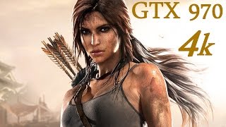 Tomb Raider 4K gtx 970 Benchmark Ultra Settings 3840 x 2160