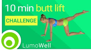 Butt lift challenge: 10 minute brazilian butt lift workout