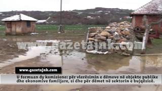 GazetaJnK: Vërshimet Shkaktuan Dëme Milionëshe