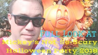Full Look at the 2018 Mickey's Not-So-Scary Halloween Party