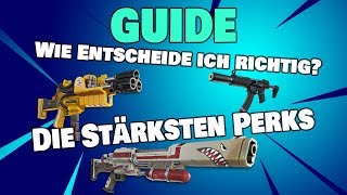 Die Stärksten Perks für Waffen - Perfekte Kombinationen | Fortnite Rette die Welt