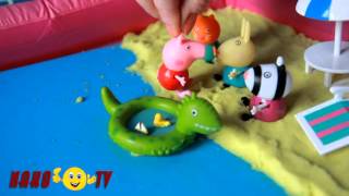 Свинка Пеппа с друзьями на пляже  Мультфильм для детей  Peppa Pig